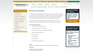 Business Online Banking | berkshirebank.com