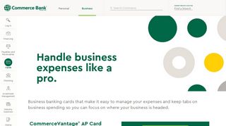 Business Banking Cards | Commerce Bank