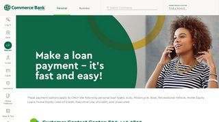 Make a Loan Payment | Commerce Bank