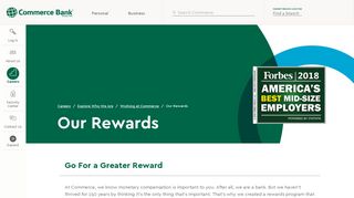 Our Rewards | Careers | Commerce Bank