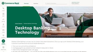 Desktop Online Banking | Commerce Bank