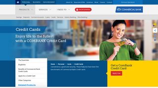 Credit Cards | Cards | Debit Cards | Credit Card | Commercial Bank Sri ...