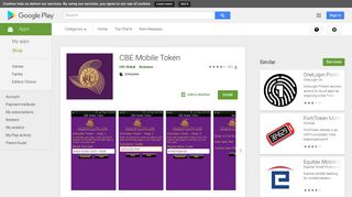 CBE Mobile Token - Apps on Google Play