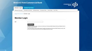Activate / Login - Commercial Bank
