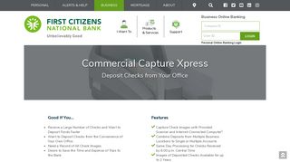 Commercial Capture Xpress - First Citizens Bank