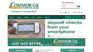 Welcome to Commercial National Bank