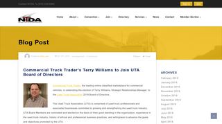Commercial Truck Trader's Terry Williams to Join UTA Board of Directors
