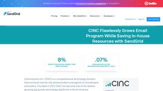 CINC (Commissions Inc.) | SendGrid