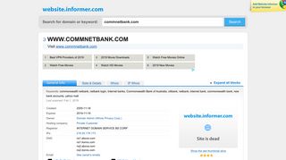 commnetbank.com at Website Informer. Visit Commnetbank.