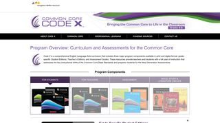 Code X Common Core | Next Generation Assessments for the ...