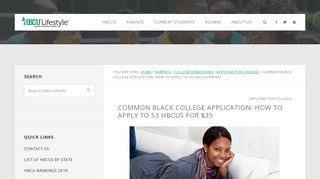 Common Black College Application: How to Apply to 53 HBCUs for ...