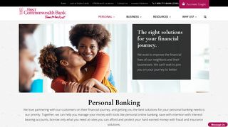 Personal Banking - First Commonwealth Bank