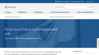 Find Your Future Commonwealth Job | Mass.gov