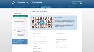 View Career Opportunities | Commonwealth Financial