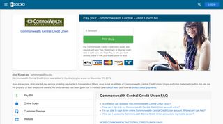Commonwealth Central Credit Union: Login, Bill Pay, Customer ...