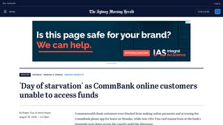 Commonwealth Bank online banking customers locked out, Visa card ...