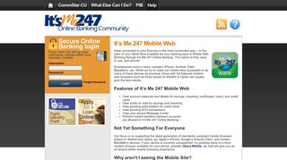 It's Me 247 Mobile Web | CommStar CU - Online Banking Community