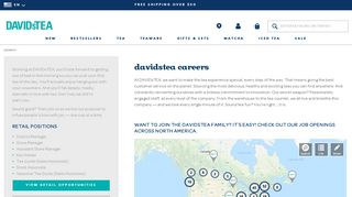 DAVIDsTEA - Davidstea Careers