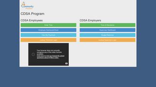 CDSA Program - Community Access, Inc. - Login