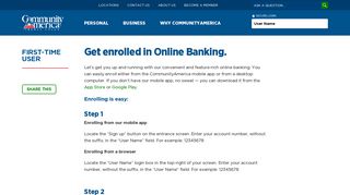 How to Get Started with Online Banking from CommunityAmerica