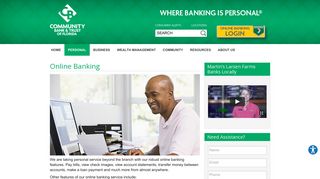 Online Banking - Community Bank & Trust of Florida