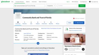 Working at Community Bank and Trust of Florida | Glassdoor