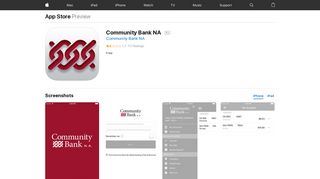 Community Bank NA on the App Store - iTunes - Apple