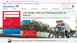 Bank of America - Banking, Credit Cards, Home Loans and Auto Loans