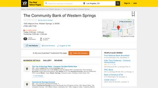 The Community Bank of Western Springs 1000 Hillgrove Ave, Western ...