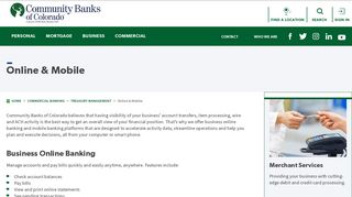 Community Banks of Colorado | Online & Mobile from Denver, Fort ...