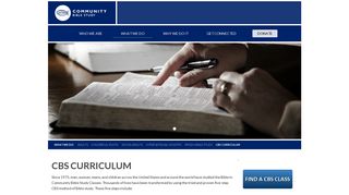CBS Curriculum - Community Bible Study