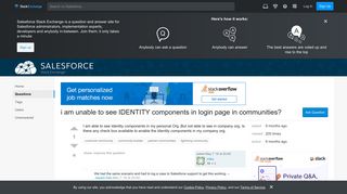 customer community - i am unable to see IDENTITY components in ...