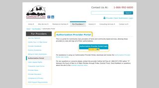 Authorization Provider Portal - For Providers | Community Care, Inc.