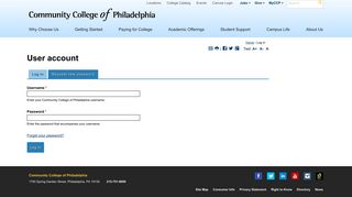Login - Community College of Philadelphia
