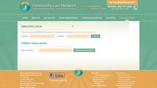 Employee Log-in | Community Care Network - Rutland Mental Health