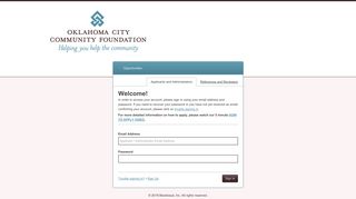 Sign In - Oklahoma City Community Foundation Scholarships