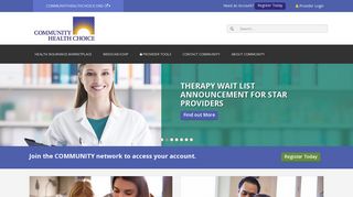 Community Health Choice Providers Portal
