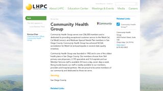 Community Health Group - Local Health Plans of California
