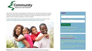 Provider Portal - Community Health Options