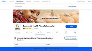 Working at Community Health Plan of Washington: Employee ...