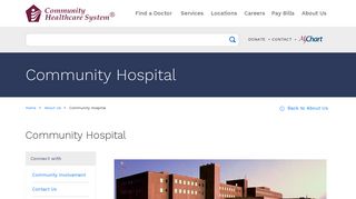 Community Hospital | Community Healthcare System