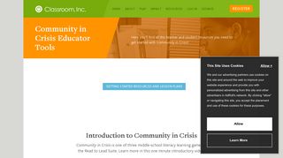 Community in Crisis Educator Tools - Classroom, Inc.