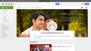 Android Apps by CommunityMatrimony.com on Google Play