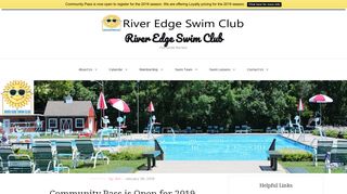 Community Pass Issues - River Edge Swim Club