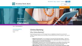 Online Banking/Bill Pay – Citizens Trust Bank