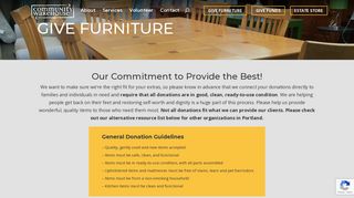 Donate Furniture | Community Warehouse | Portland | Tualatin