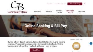 Online Banking & Bill Pay | Community Bank | Lexington, TN - Jackson ...