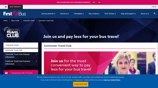 Commuter Travel Club | First Bus