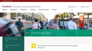 Commute Club | Stanford Parking & Transportation Services