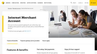 Internet Merchant account - CommBank